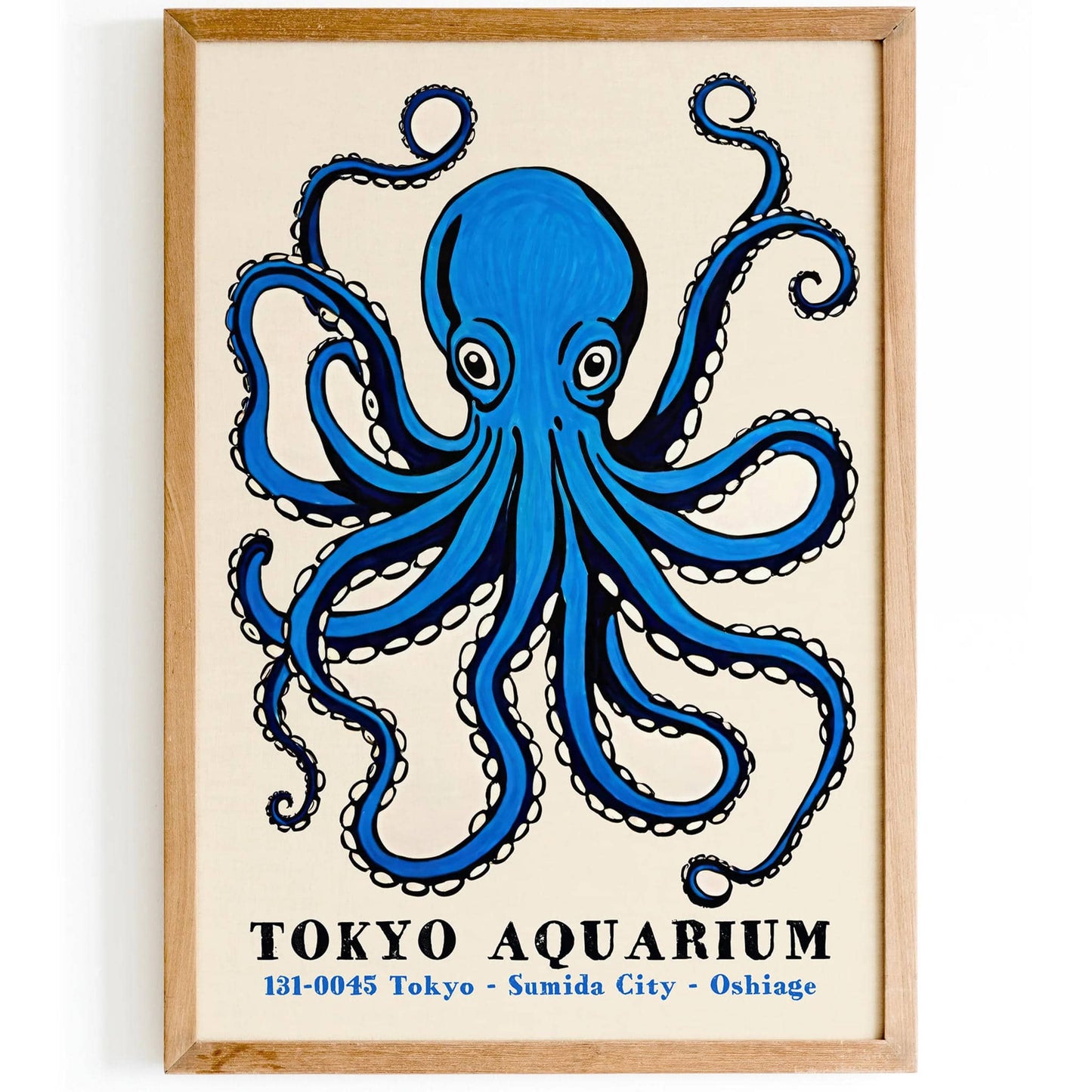 Tokyo Aquarium Retro Art Print