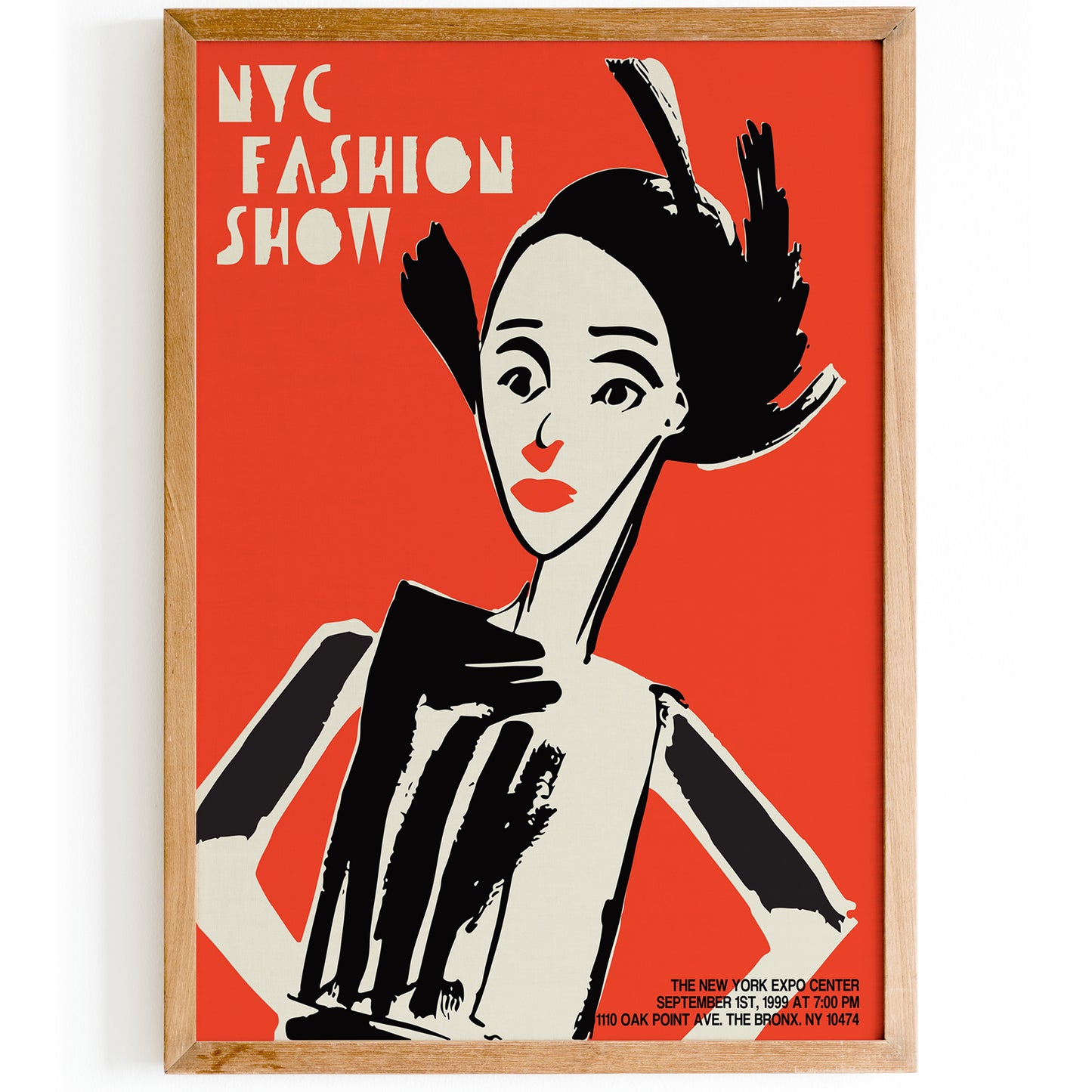 NYC Fashion Show 1999 Vintage Poster