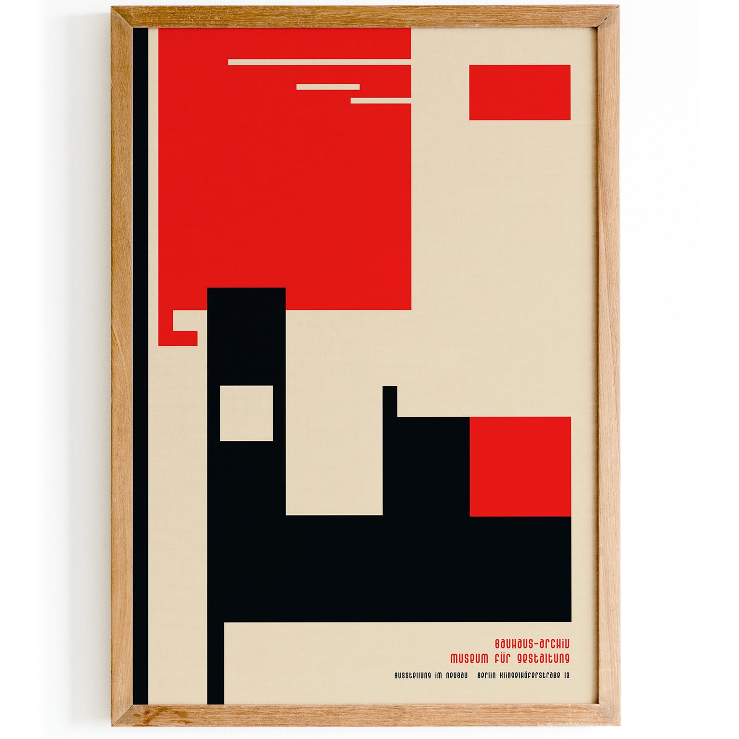 Bauhaus-Archiv Minimalist Poster