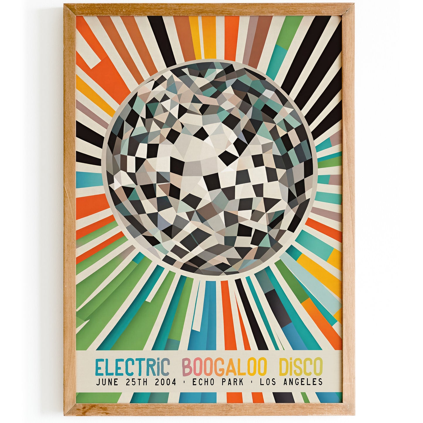 Electric Boogaloo Disco 70s Art Print