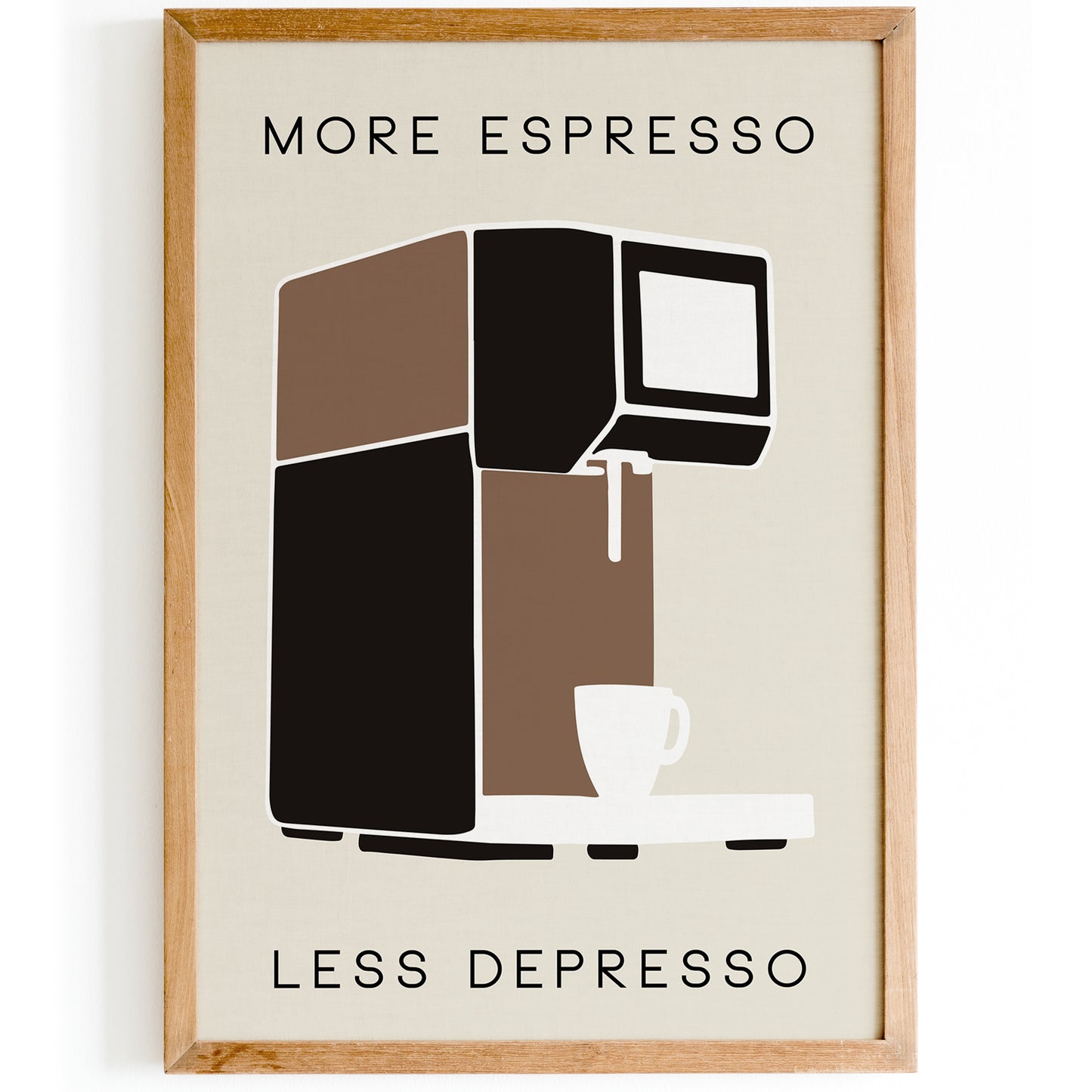 More Espresso Less Depresso Motivational Poster