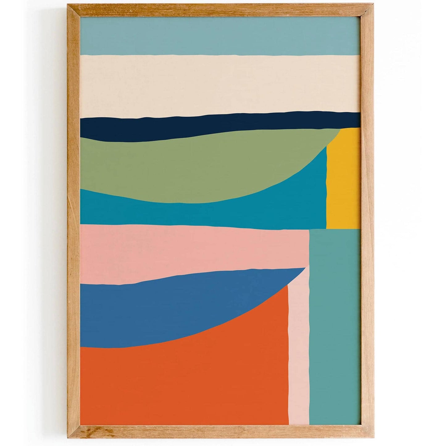 Colorful Abstract Modern Wall Art Print