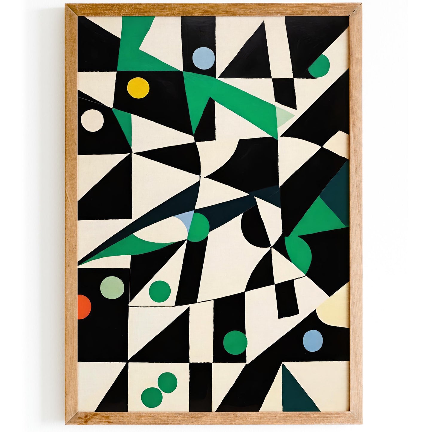 Colorful Abstract Shapes Wall Art