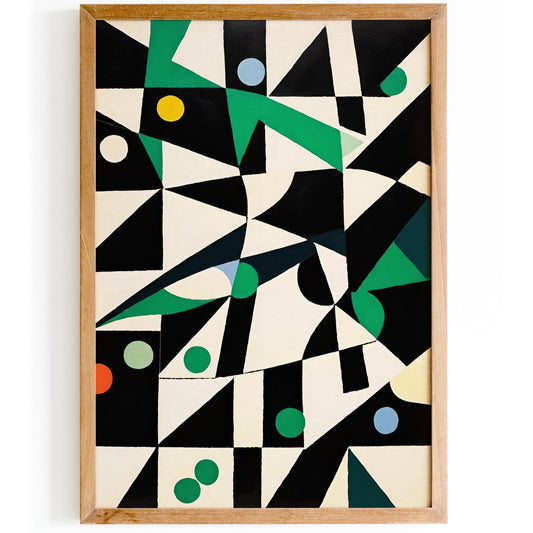 Colorful Abstract Shapes Wall Art