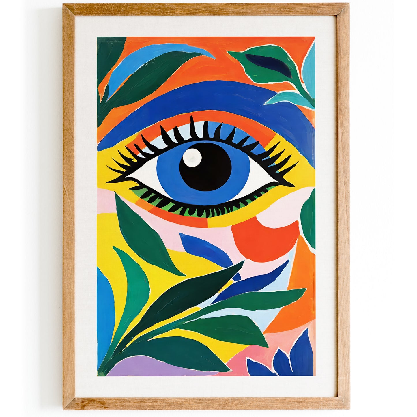 Colorful Jungle Eye Wall Art