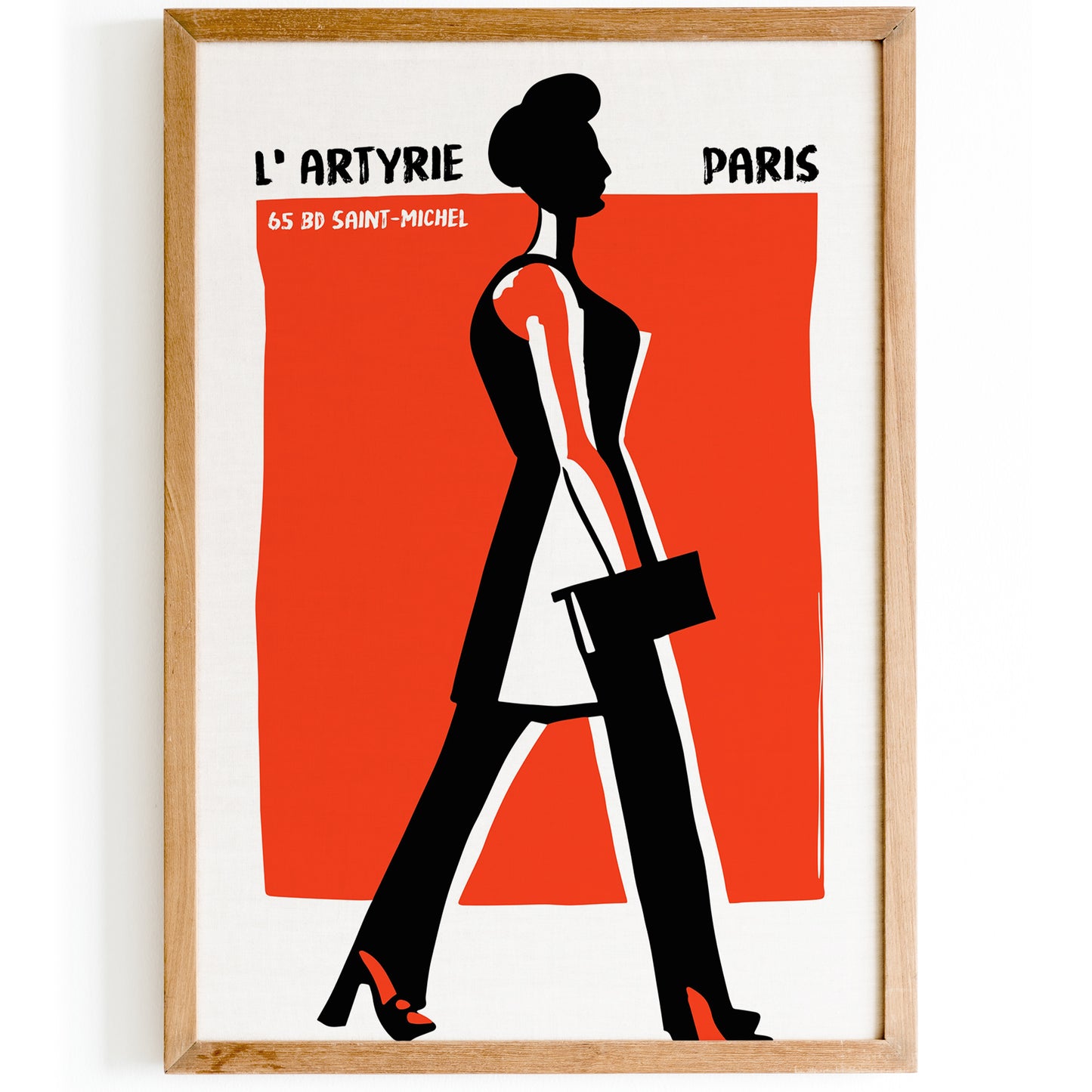 Parisian Fashion Wall Art Poster