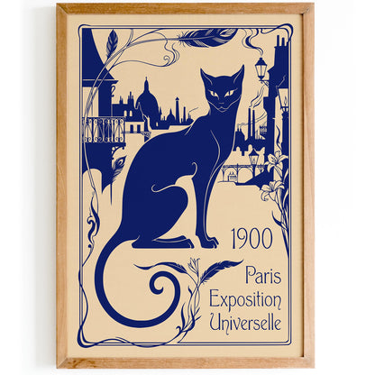 Vintage Paris Poster – French Exhibition Wall Art