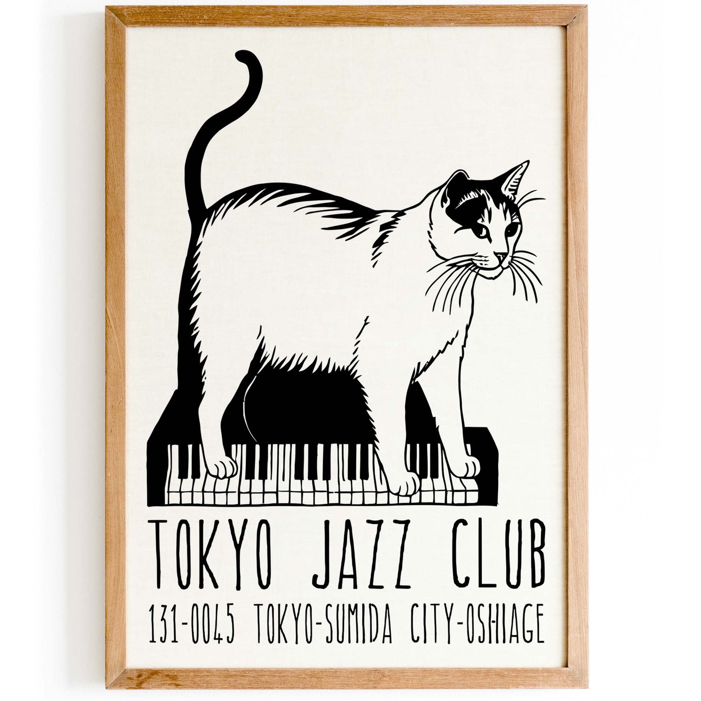 Tokyo Jazz Club Poster Print