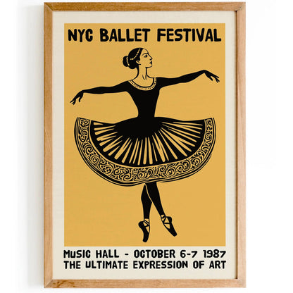 NYC Ballet Festival Poster