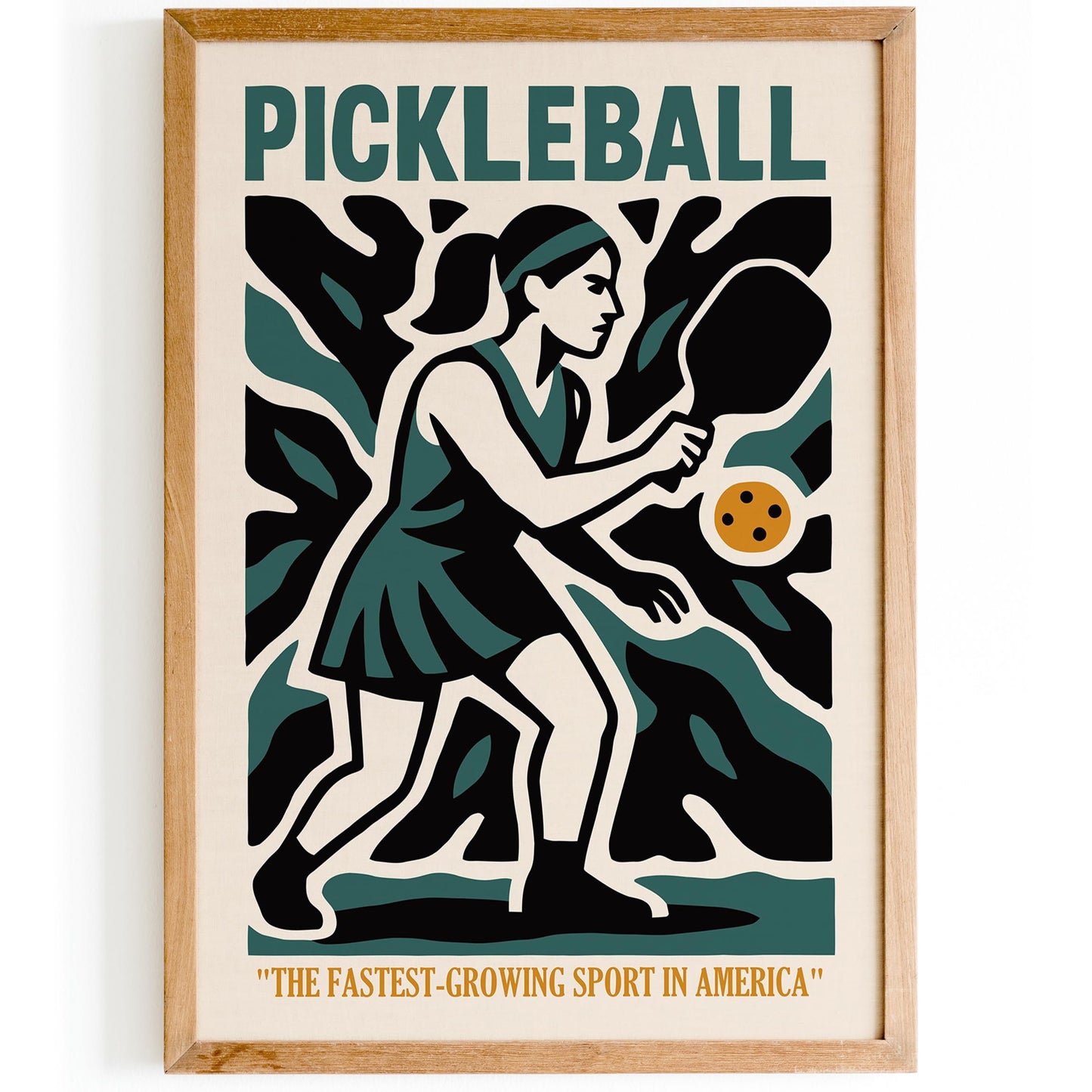 Pickleball Sport Poster