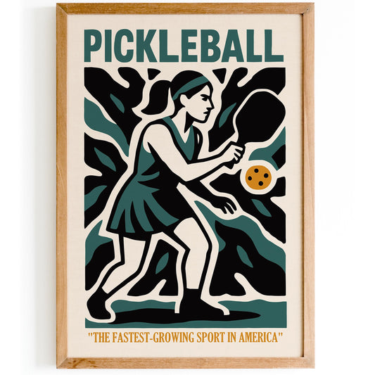 Pickleball Sport Poster
