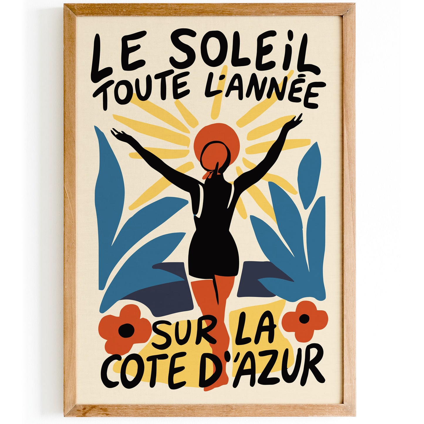 Le Soleil Sur La Côte d’Azur Poster