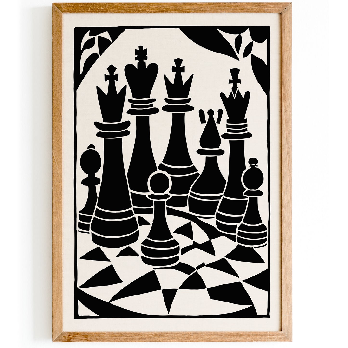 Checkmate Your Wall Decor, Stunning Chess-themed Poster