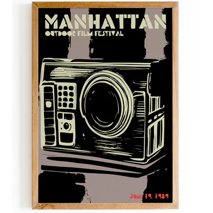 Manhattan Film Festival Vintage Poster