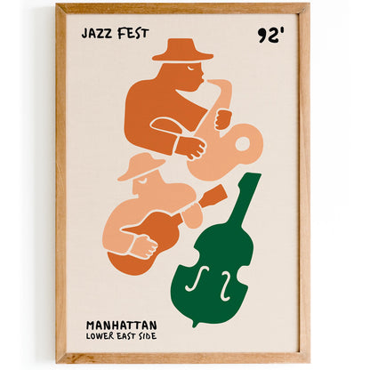 Manhattan Jazz Fest 92 Poster