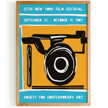 25th New York Film Festival Vintage Poster