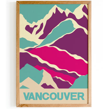 Vancouver - Mountains Poster