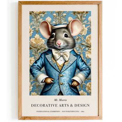 Victorian Mouse Mr. Morris Art Print 2024