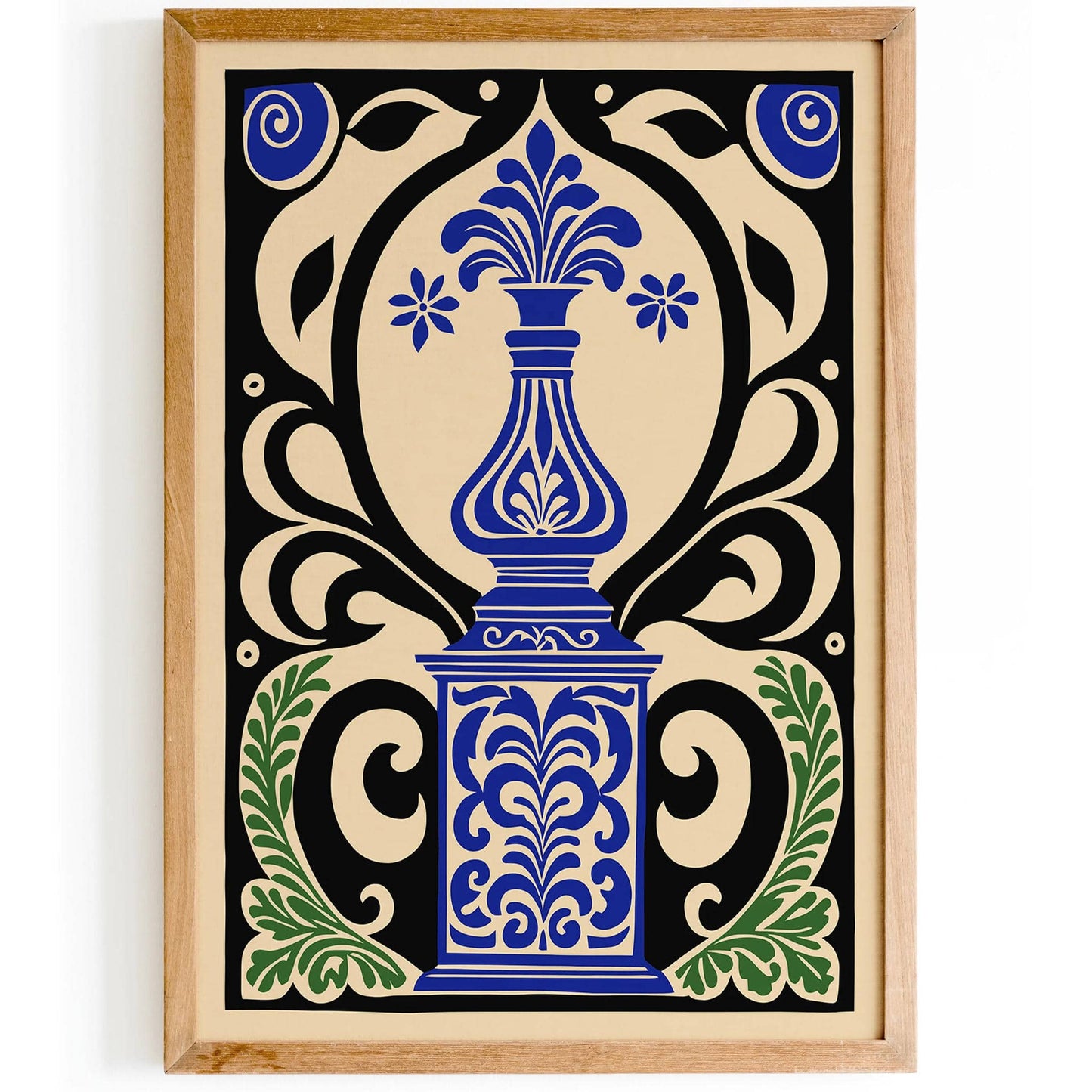 Oriental Perfume Bottle Art Print Poster