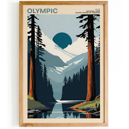 Olympic National Park Poster Print