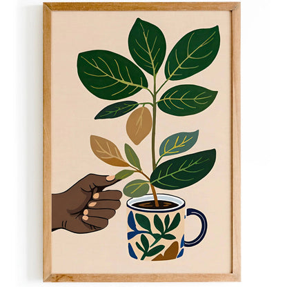 Ground Coffee Wall Art Print