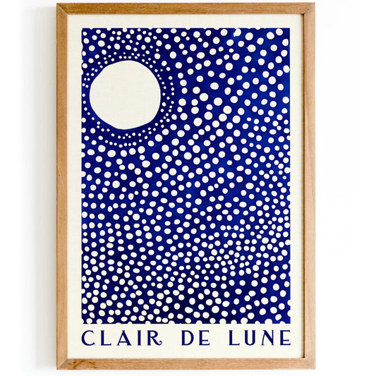 Clair de Lune Dots Poster