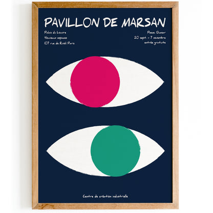 Pavillon de Marsan French Exhibition Poster