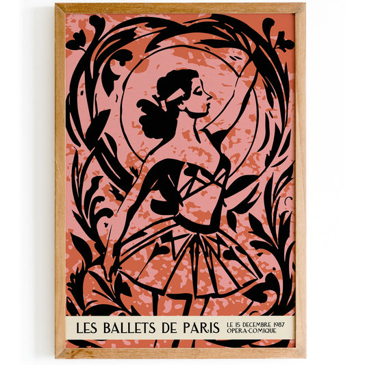 French Ballet Paris Poster