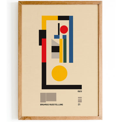 Minimalist Bauhaus Exhibition Art Print