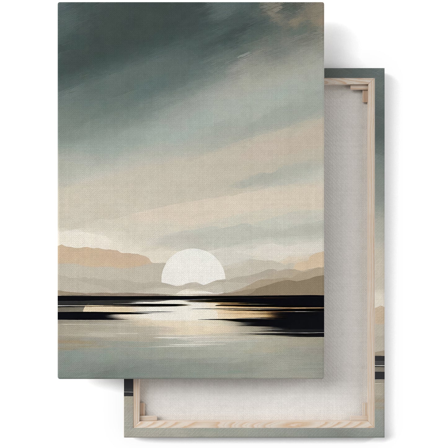 Scandinavian Sunrise Canvas Wall Art