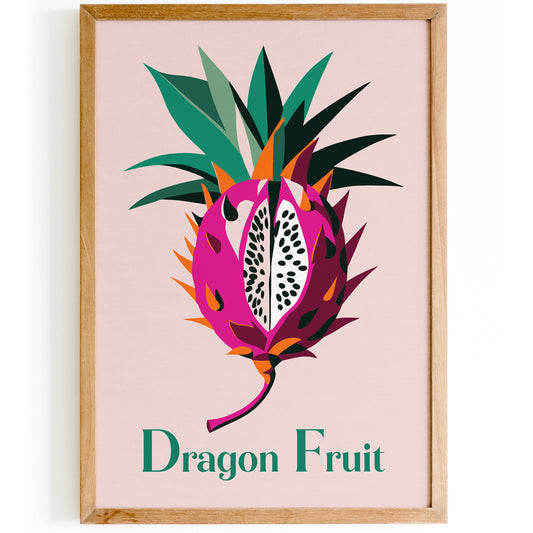 Dragon Fruit Pink Art Print