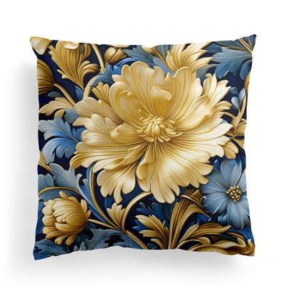 W. Morris Gold Flower Pillow – Luxury Home Decor