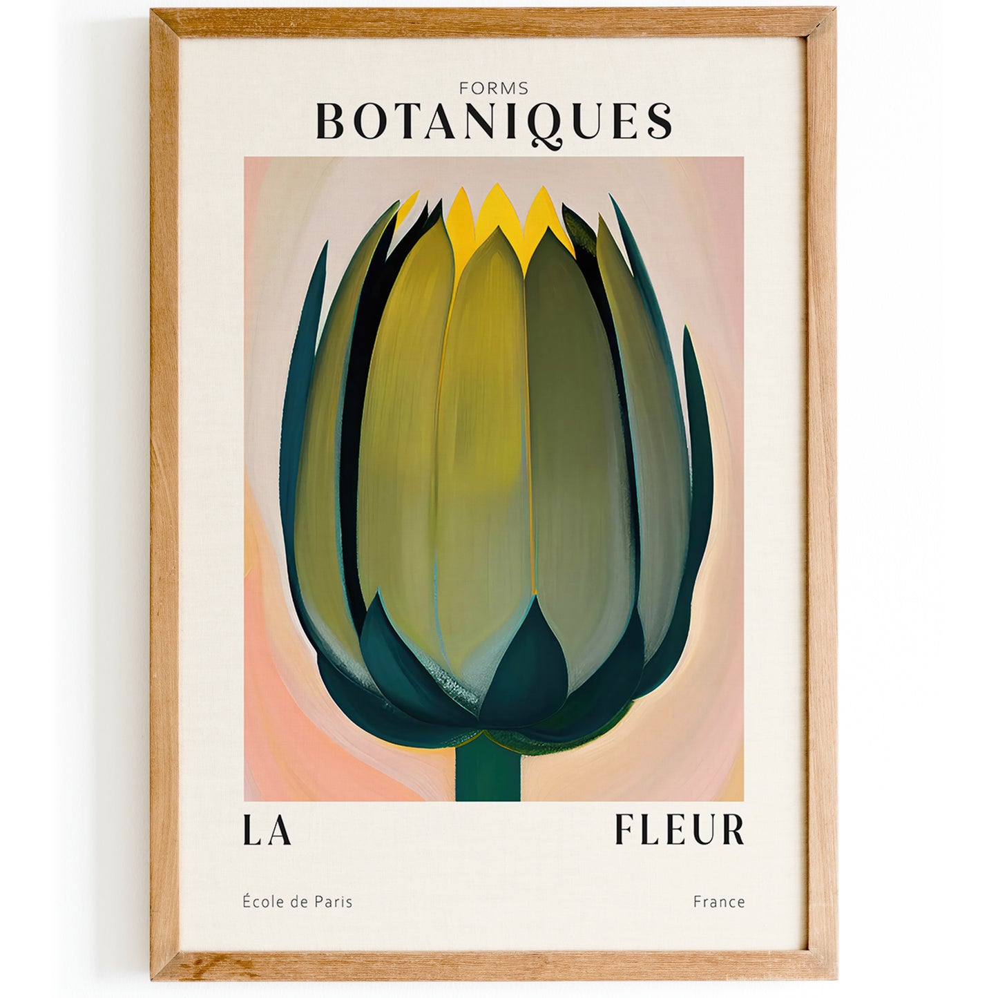 Artichoke Forms Botanique Poster