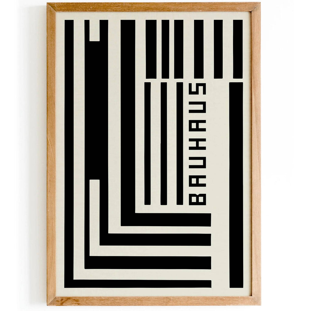 Black and White Bauhaus Poster – HypeSheriff