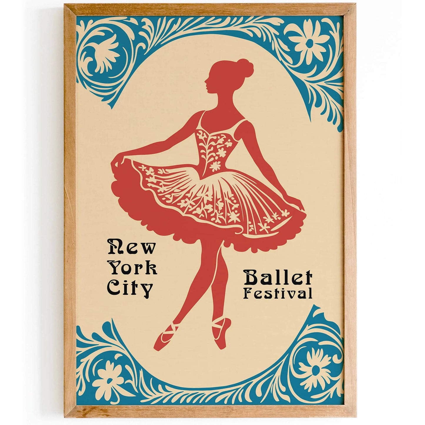NYC Vintage Ballet Poster