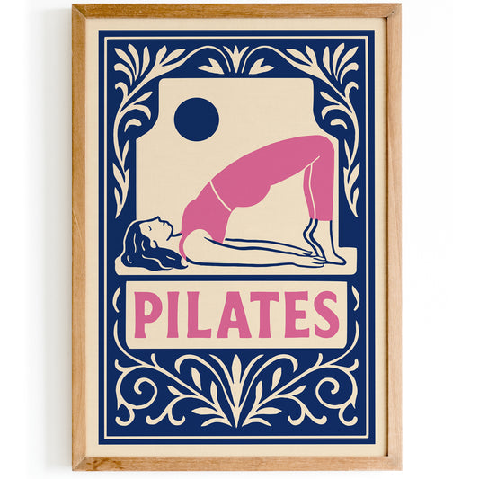 Pilates Wall Art Print 2026