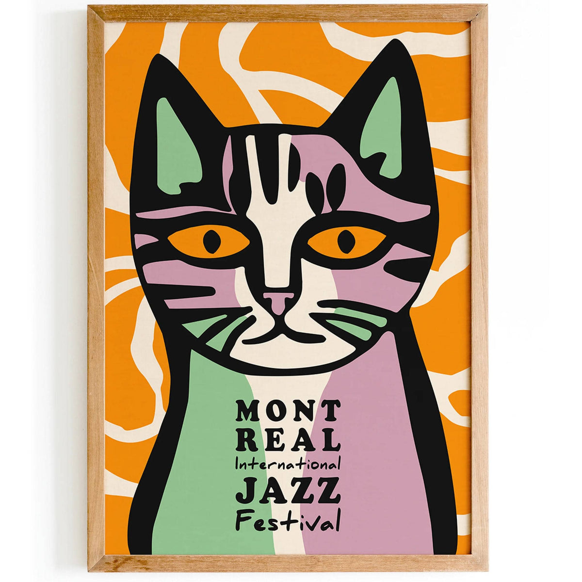Montreal Jazz Cat Poster — HypeSheriff US