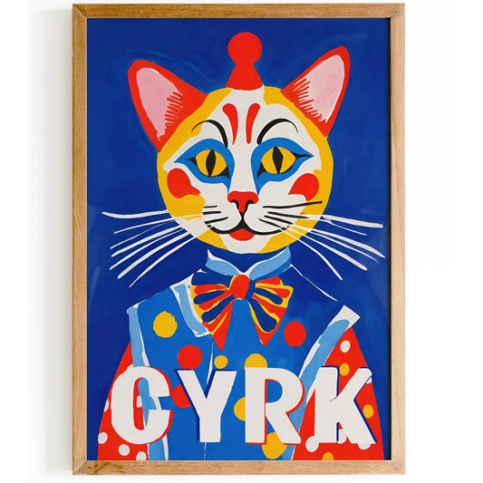 Retro European Circus Poster Print