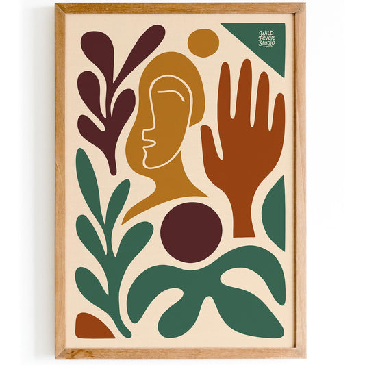 Modern Organic Form - Abstract Minimalist Wall Art