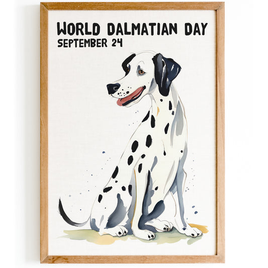 World Dalmatian Day Poster