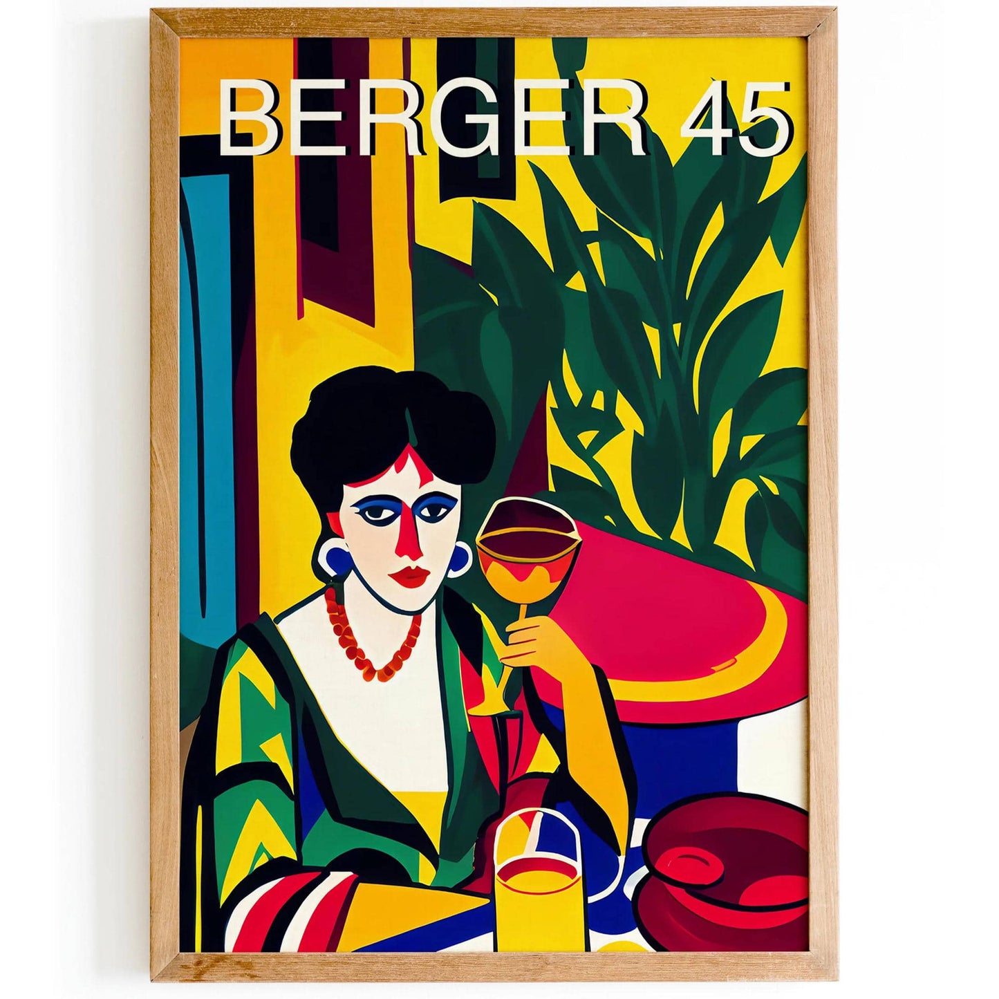 Berger 45 Secession Wine Poster - HypeSheriff