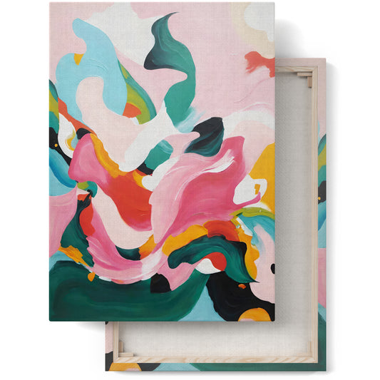 Vibrant Palette: Colorful Modern Canvas Print