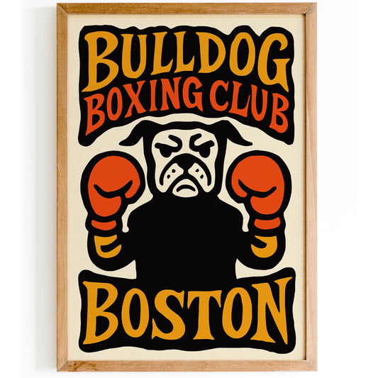 Bulldog Boxing Club Poster