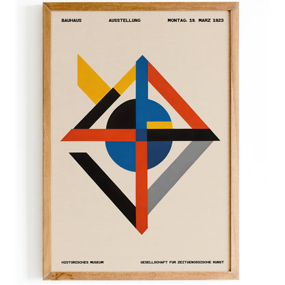 Bauhaus Exhibition Museum Poster