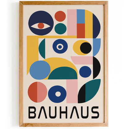 Modern Bauhaus Art Print 2025