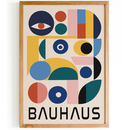 Modern Bauhaus Art Print 2025