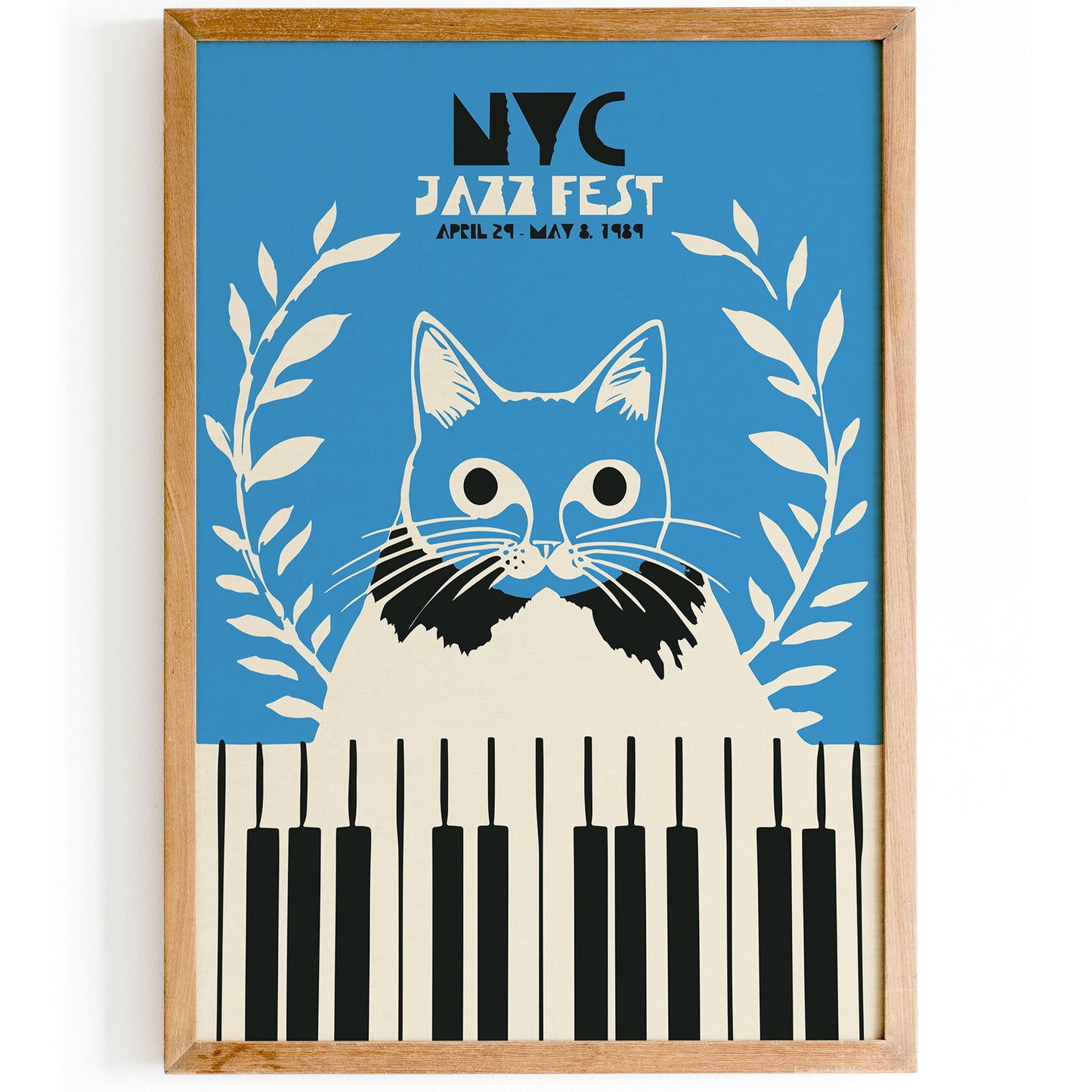 NYC Jazz Fest Retro Music Poster