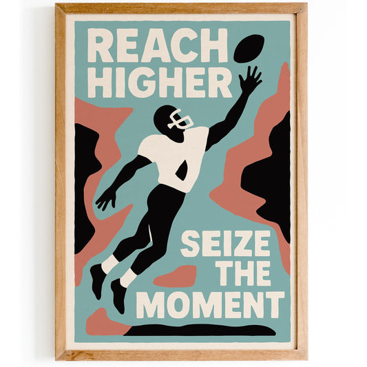 Football Motivation Poster Print