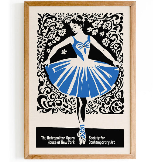 Vintage NYC Ballet Poster