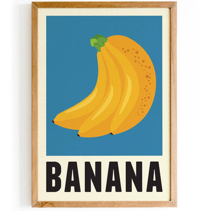 Minimalist Banana Poster